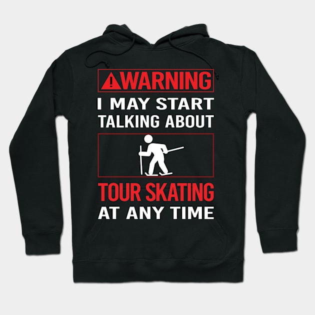 Red Warning Tour Skating Hoodie by Happy Life